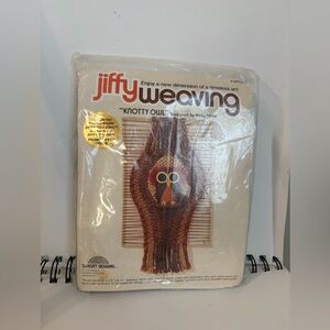 Vintage New Jiffy Weaving “Knotty Owl” Kit
